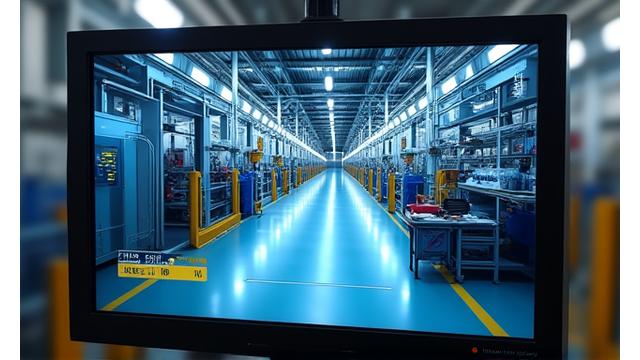 Yapay zeka nesne tanımlama yeteneğini gösteren güvenlik kamerası görüntüsü